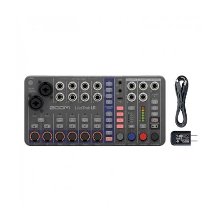 Zoom L-6 LiveTrak - rejestrator cyfrowy audio, transmisja na żywo, 32-bit_3